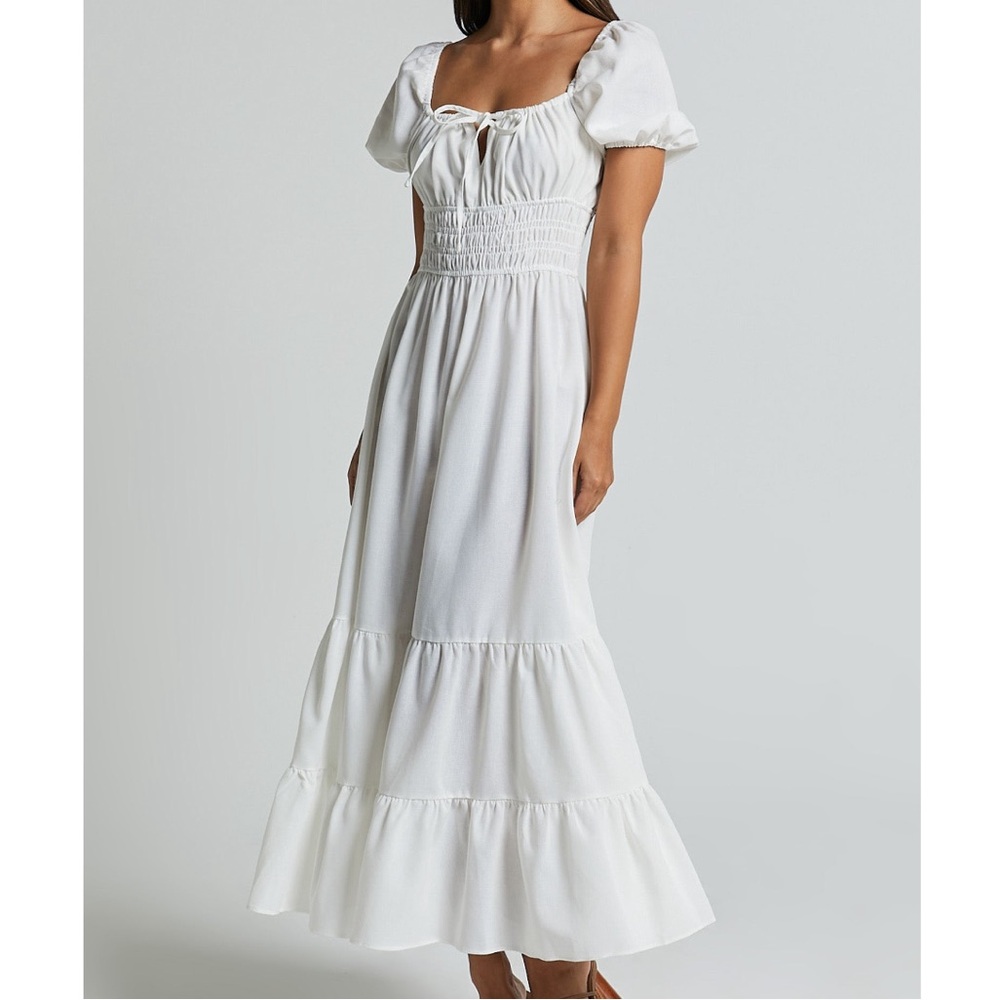 Showpo White poplin dress